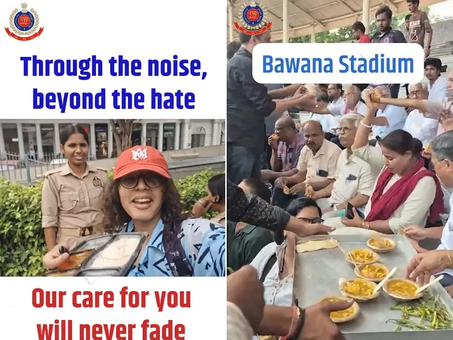 ‘Delhi Police zindabad’: Cops hailed for serving food and water, treating injured protesters | Video ‘Delhi Police zindabad’: Cops hailed for serving food and water, treating injured protesters | Video