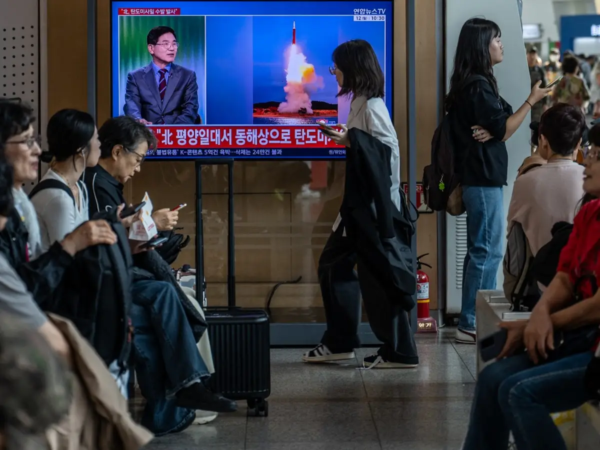 Korean peninsula tensions escalate as North Korea launches multiple ...