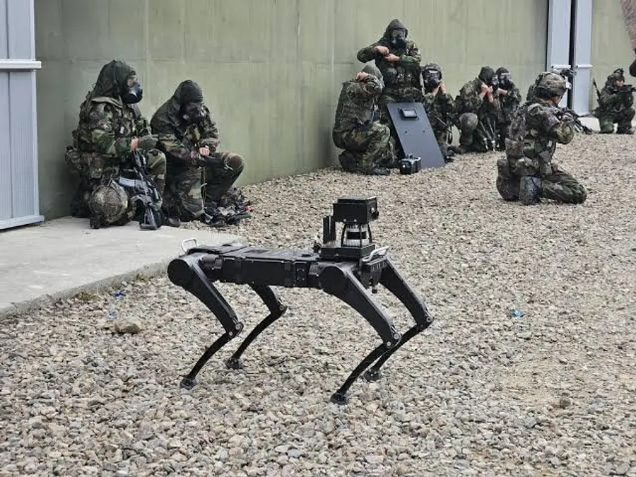 South Korea opens first military AI transformation base in Pangyo to train robots