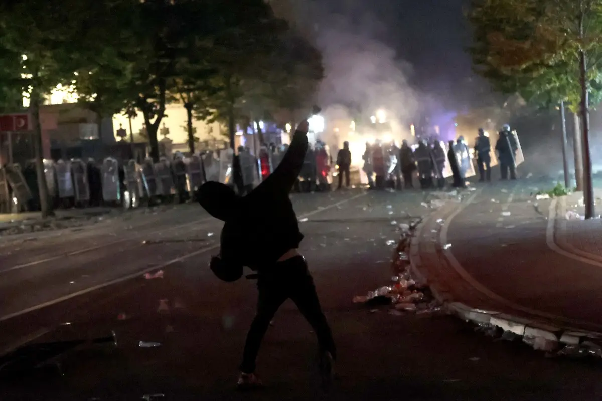 Tear gas, Molotov cocktails, smashed windows: Violence erupts in Albania as students protest for better education, seeks PM's resignation