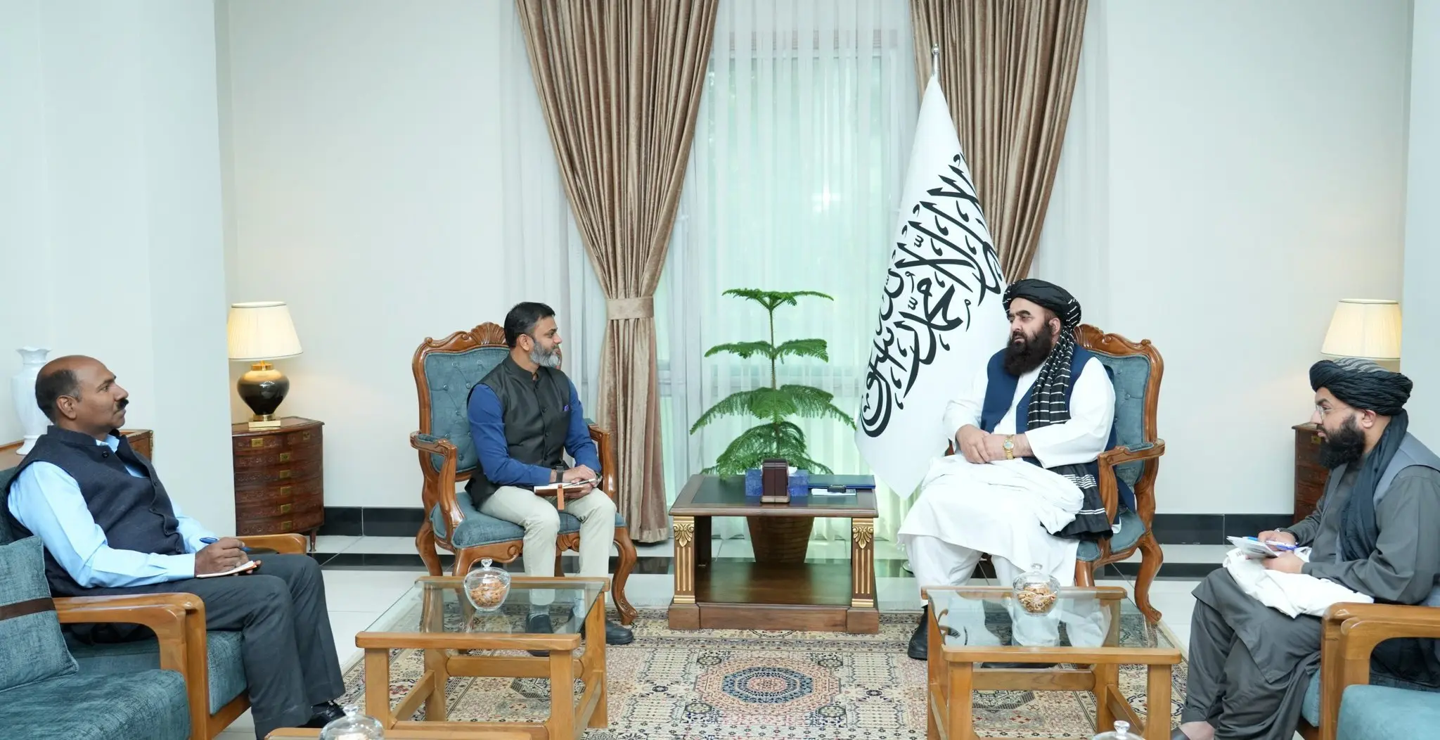 Afghan FM Muttaqi to CdA Yatin Patel: We attach importance to relations with India