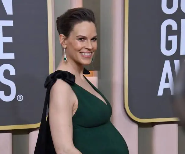 Hilary Swank is pregnant at 52! Actress expecting her third child with husband Philip Schneider