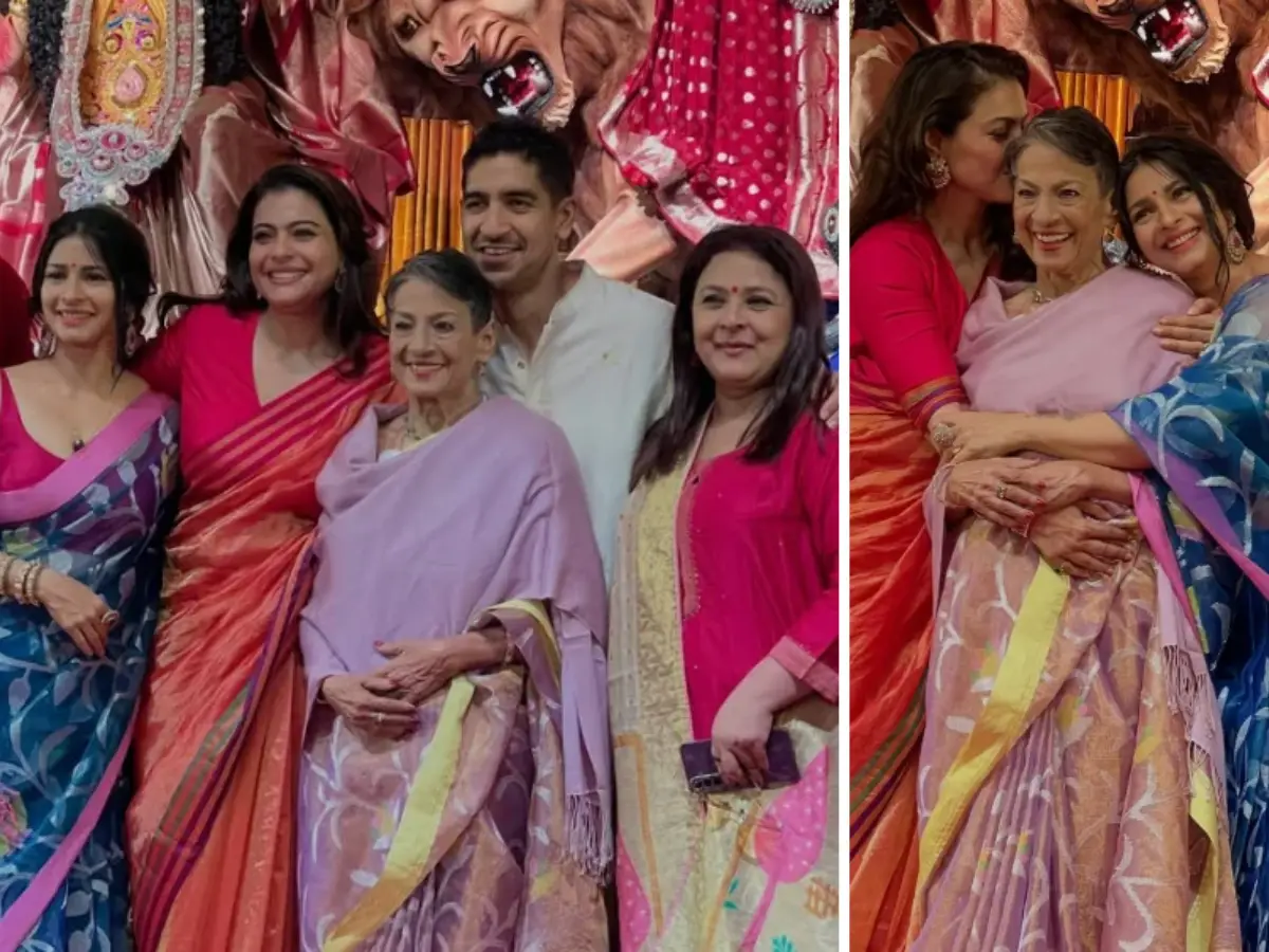 Durga Puja 2026: Kajol kicks of celebrations along with mother Tanuja, sister Tanishaa and cousin Ayan Mukerji Durga Puja 2026: Kajol kicks of celebrations along with mother Tanuja, sister Tanishaa and cousin Ayan Mukerji