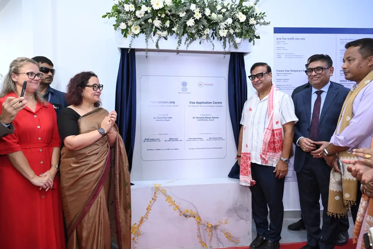 Visa applications made easier for Northeast India as Guwahati opens new centre