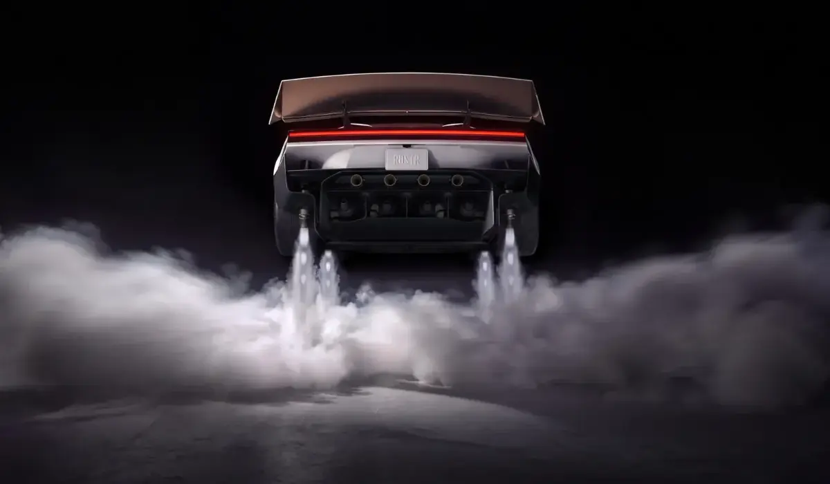 Hidden rear acceleration thruster