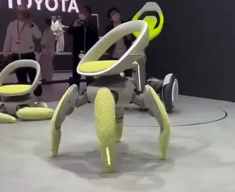 Toyota’s ‘Walk Me’ chair ditches wheels, wins top Red Dot 'Luminary' award for 2026