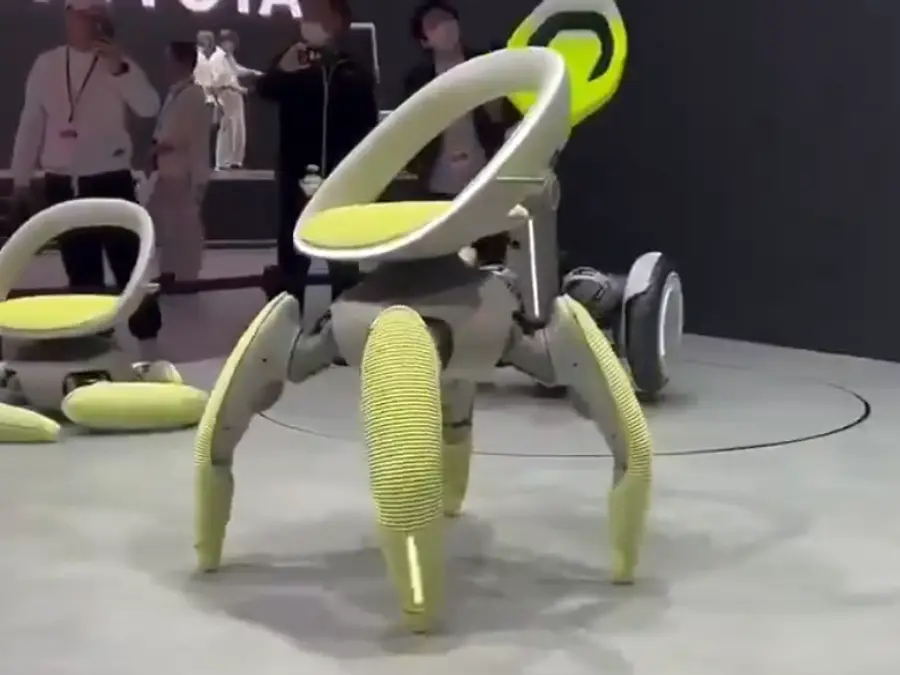 Toyota’s ‘Walk Me’ chair ditches wheels, wins top Red Dot 'Luminary' award for 2026