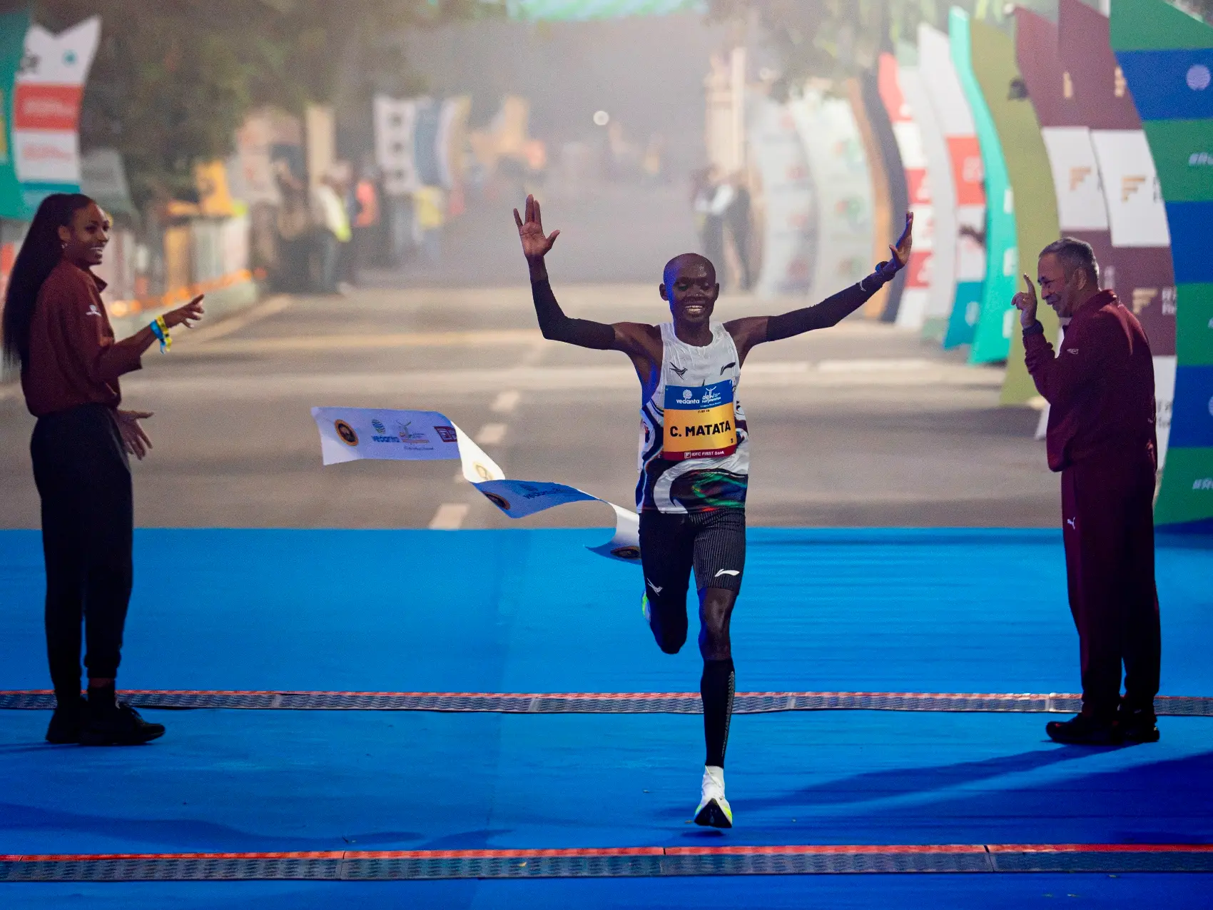 Kenya's Charles Matata sets course record as Wudinesh Alemu wins women's title at Delhi Half Marathon; Ankita smashes personal best Kenya's Charles Matata sets course record as Wudinesh Alemu wins women's title at Delhi Half Marathon; Ankita smashes personal best