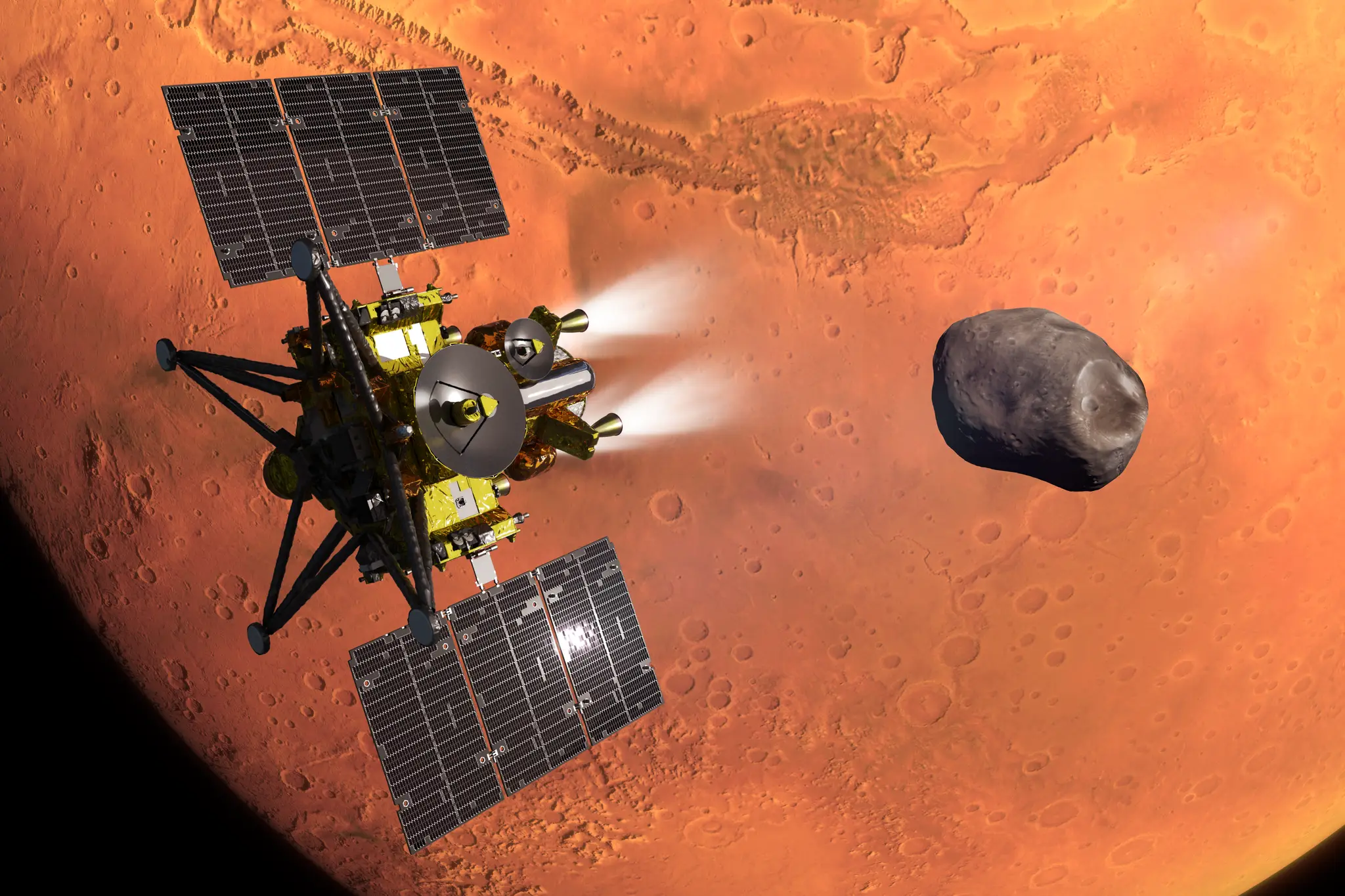 Japan's MMX mission aims to bring back first samples from Mars's Moon Phobos