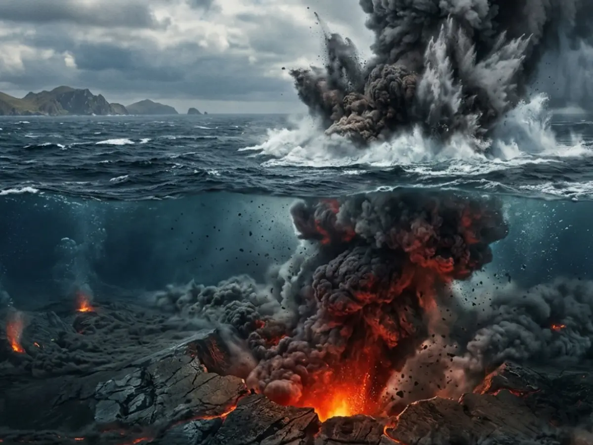 Ancient Japanese populations survived a mega volcanic eruption in the ocean 7,300 years ago