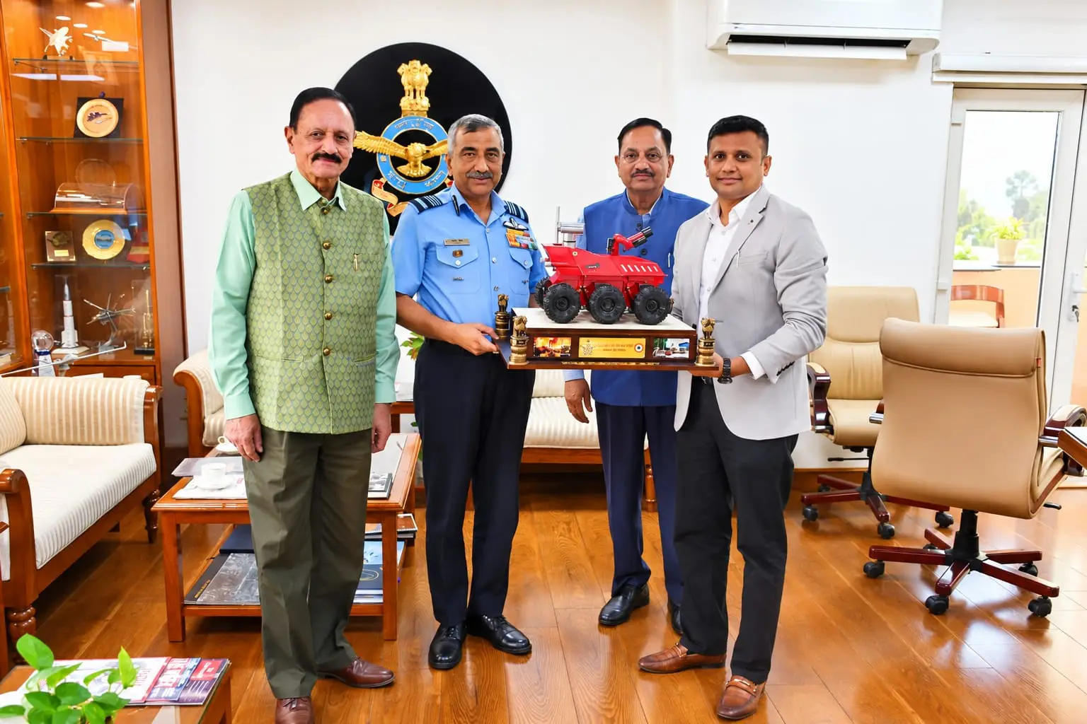 Indian Air Force turns to homegrown firefighting robot developed under iDEX programme