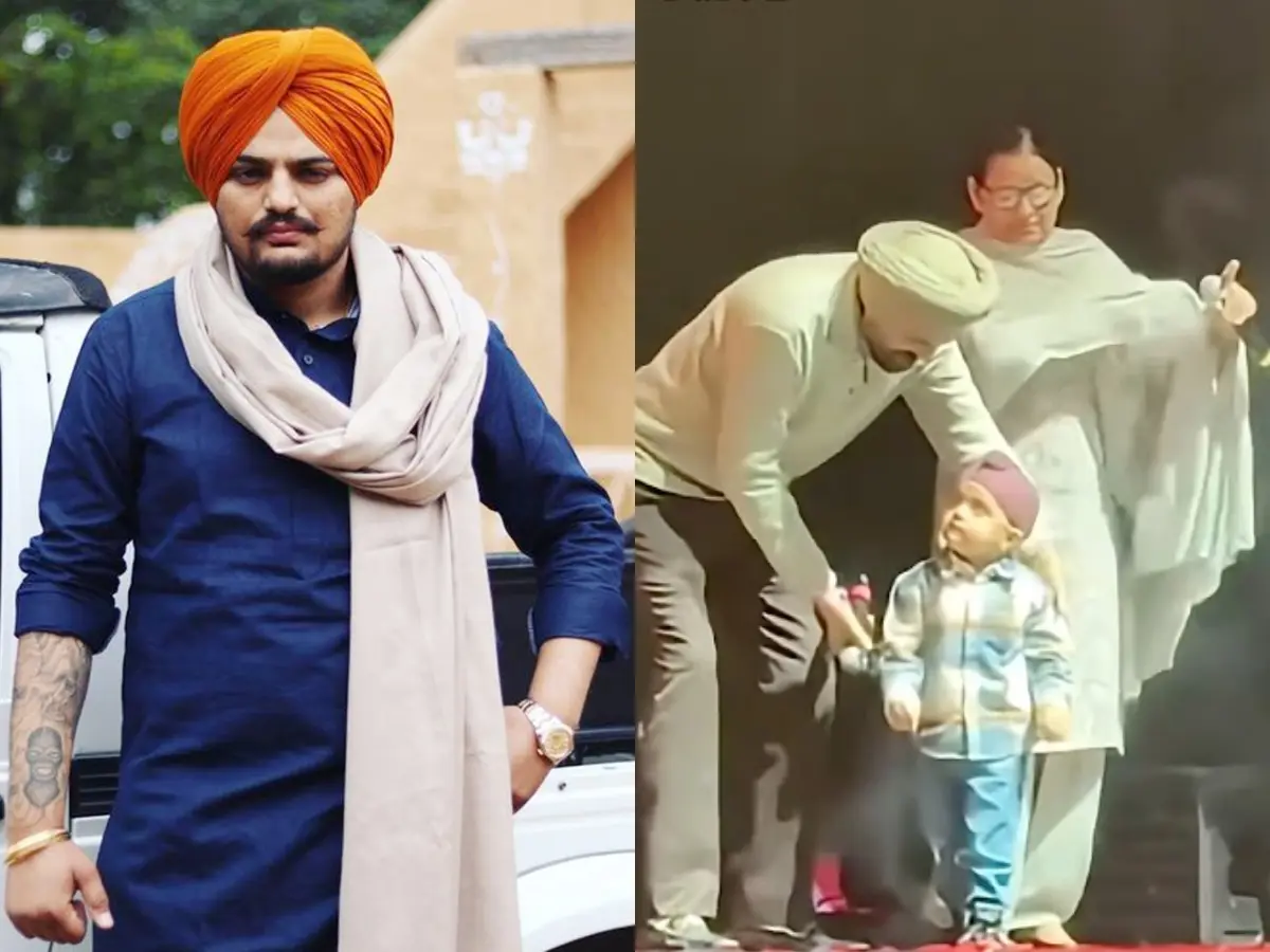 Sidhu Moose Wala’s toddler brother’s alleged gun gestures prompt complaint, parents’ counselling sought Sidhu Moose Wala’s toddler brother’s alleged gun gestures prompt complaint, parents’ counselling sought