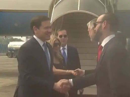 US Secretary of State Marco Rubio arrives in Mumbai, set to meet Jaishankar for bilateral talks US Secretary of State Marco Rubio arrives in Mumbai, set to meet Jaishankar for bilateral talks