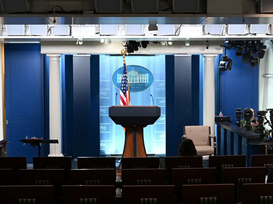 Trump considers removing White House press corps to restore historic indoor swimming pool Trump considers removing White House press corps to restore historic indoor swimming pool