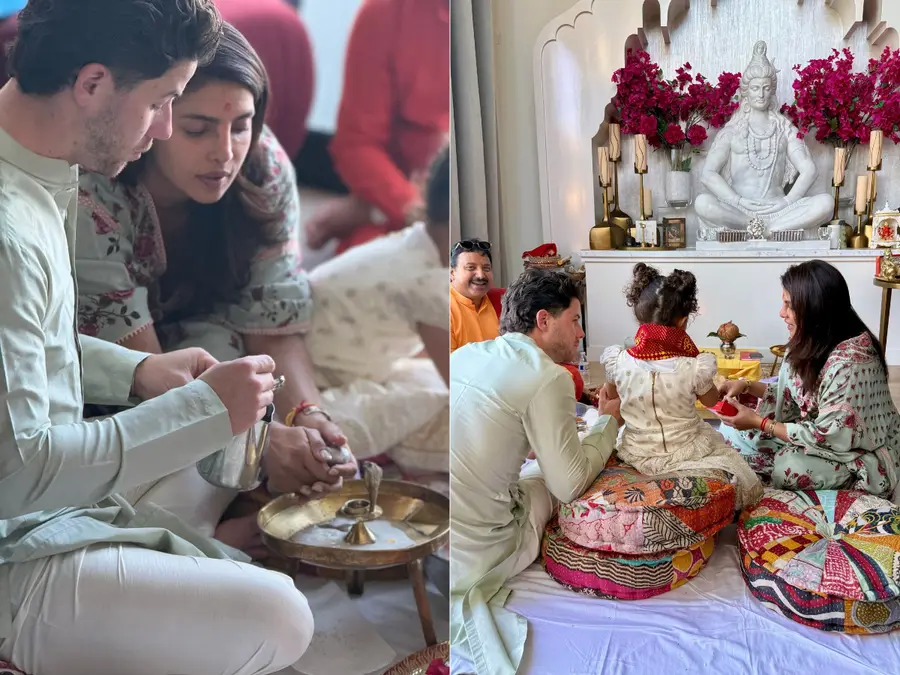 Priyanka Chopra celebrates Dussehra 2026 with Nick Jonas and daughter Malti Marie | See pics