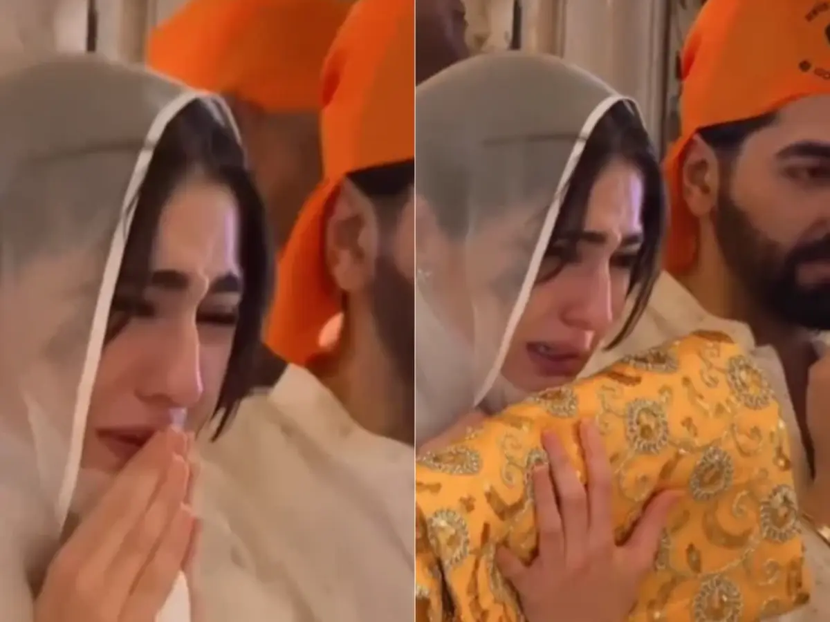 Sara Ali Khan breaks down in tears at Golden Temple with Ayushmann Khurrana ahead of Udta Teer release Sara Ali Khan breaks down in tears at Golden Temple with Ayushmann Khurrana ahead of Udta Teer release