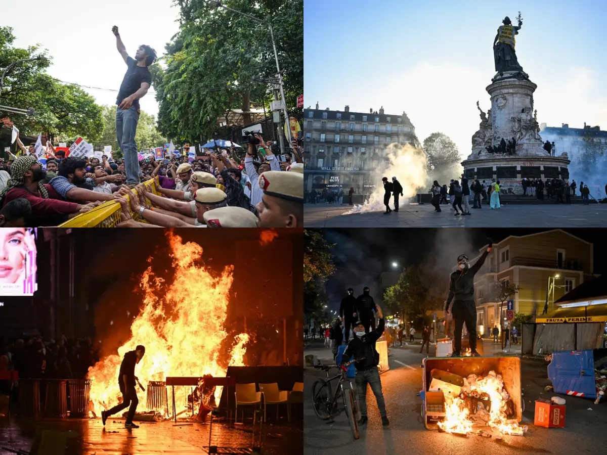 India, France, Indonesia and beyond: Protests grip the world as anger over inflation and housing boils over | In pics