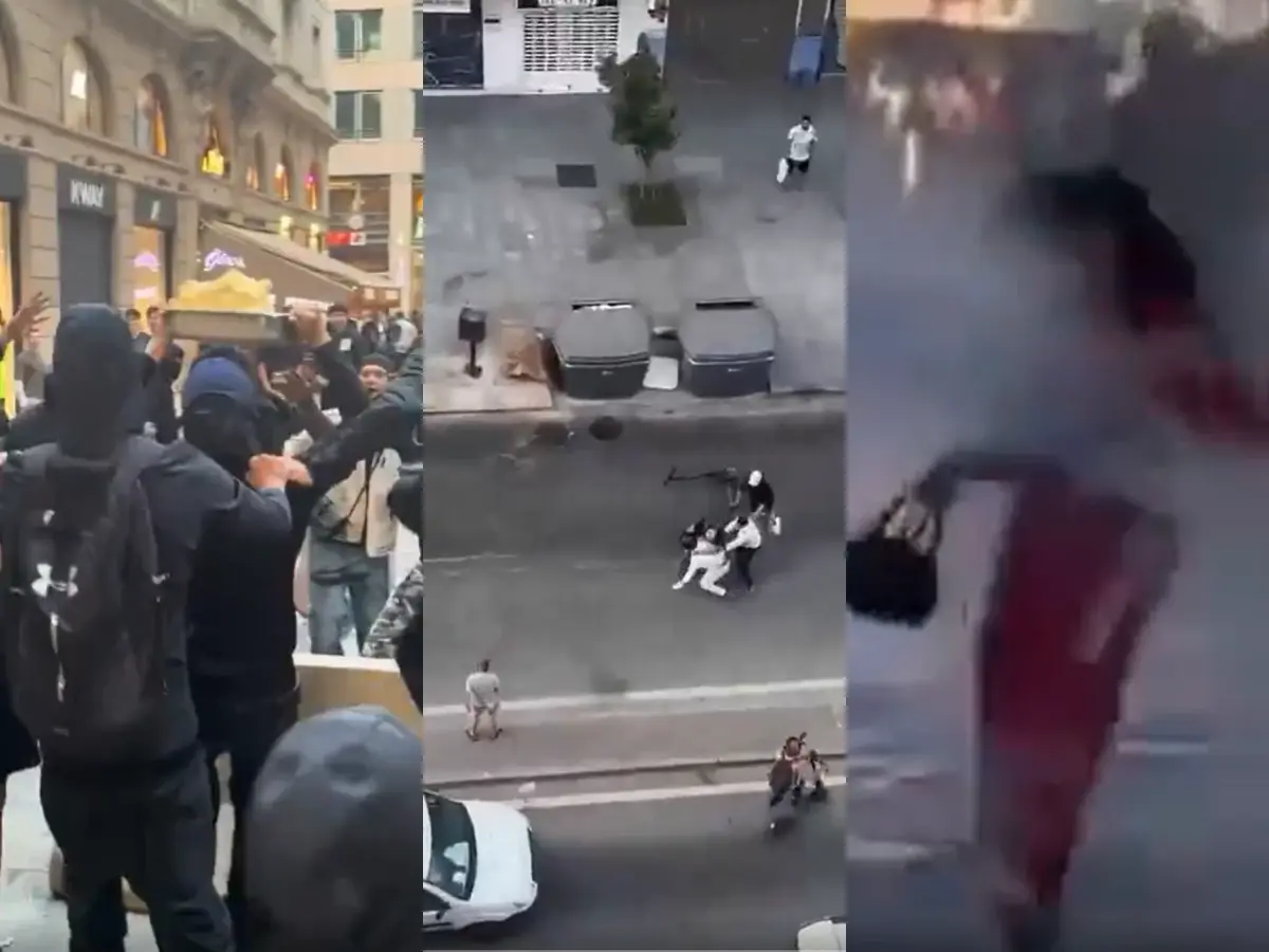 Italy protests gone wild? Viral gelato theft, street ‘justice’ and lady in red: Bizarre videos turn violent riots into memes | Watch Italy protests gone wild? Viral gelato theft, street ‘justice’ and lady in red: Bizarre videos turn violent riots into memes | Watch