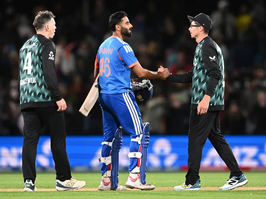 IND vs NZ, 1st T20I: Samson, Dhir shine as India beat New Zealand by four wickets