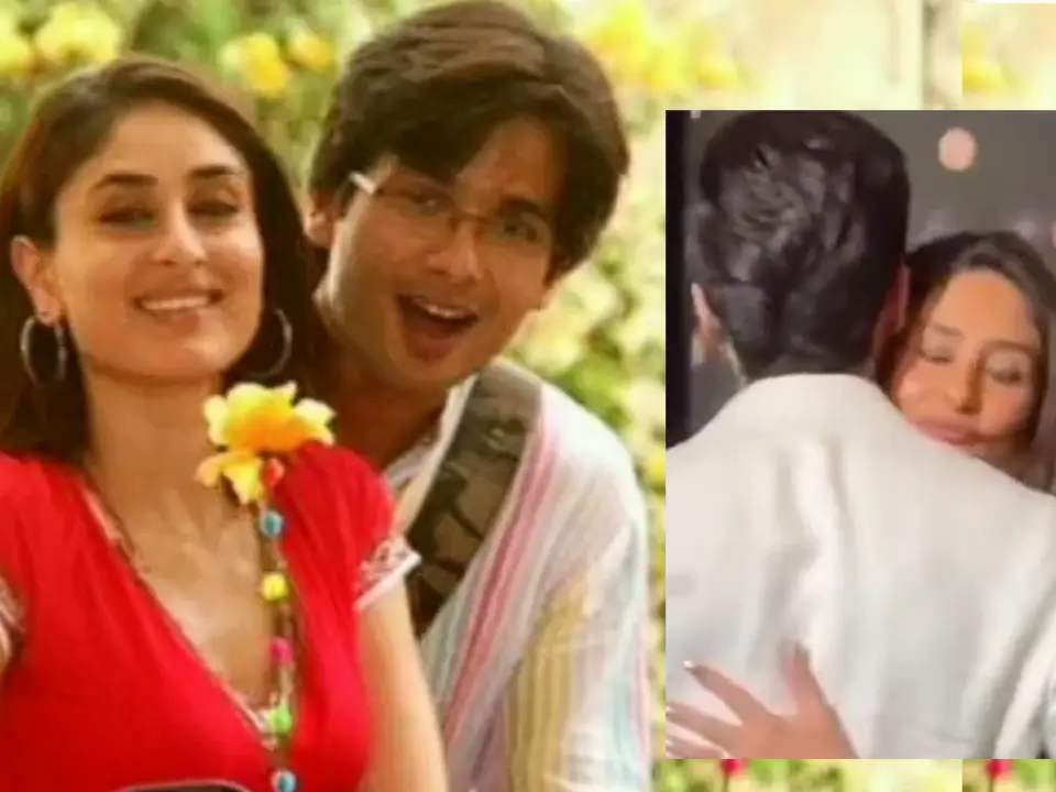 Kareena Kapoor and Shahid Kapoor's warm hug steals the show at IIFA press meet - watch Kareena Kapoor and Shahid Kapoor's warm hug steals the show at IIFA press meet - watch