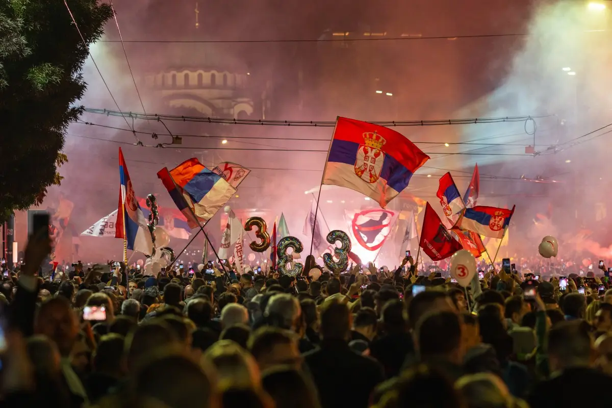‘Students are winning’: Protesters fill Slavija Square