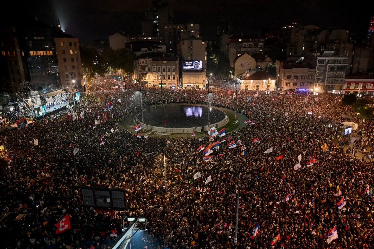Novi Sad railway station tragedy sparked mass protests