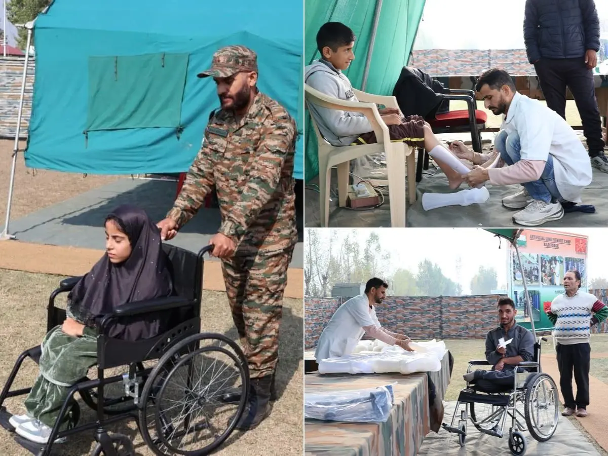 Army’s humanitarian outreach brings relief to persons with disabilities in Kashmir Army’s humanitarian outreach brings relief to persons with disabilities in Kashmir