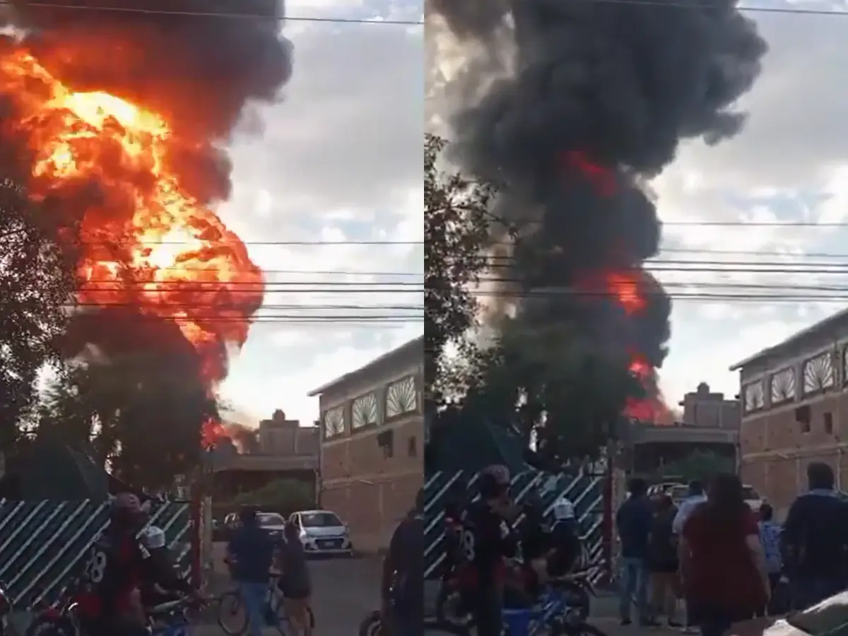 Several injured in massive explosion and fire at chemical warehouse in Mexico's León Several injured in massive explosion and fire at chemical warehouse in Mexico's León