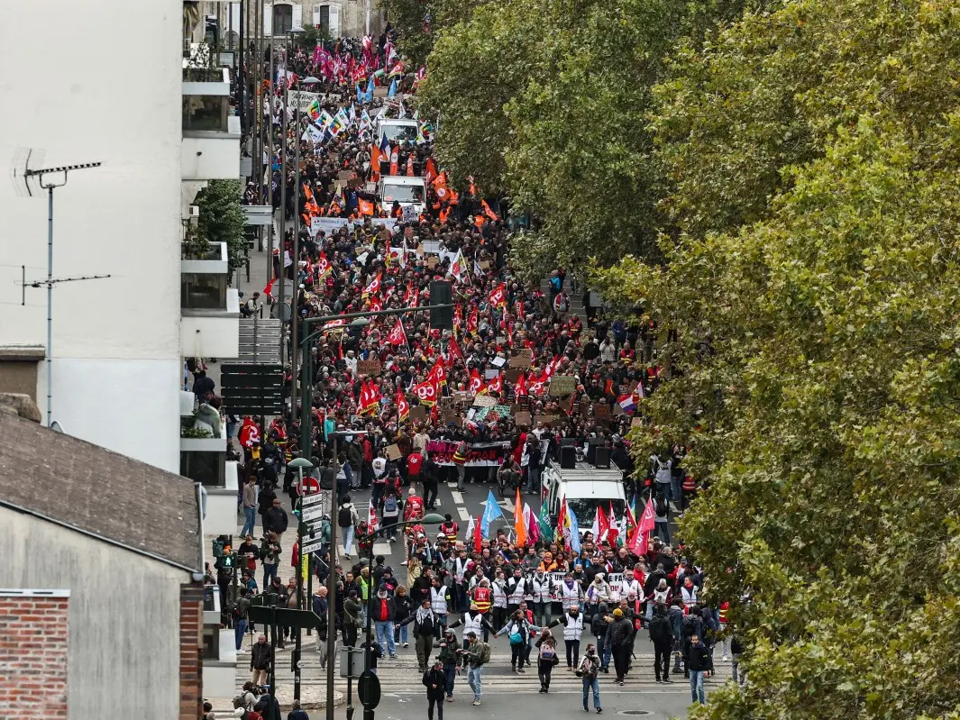 France deploys 70,000 security personnel as protests sweep across the nation France deploys 70,000 security personnel as protests sweep across the nation