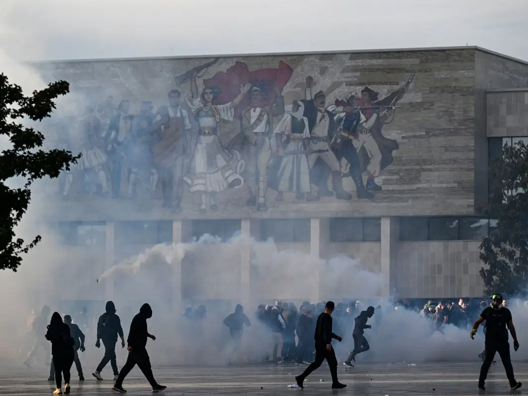 Albania protests enter 12th day as students clash with police, demand Rama's exit Albania protests enter 12th day as students clash with police, demand Rama's exit