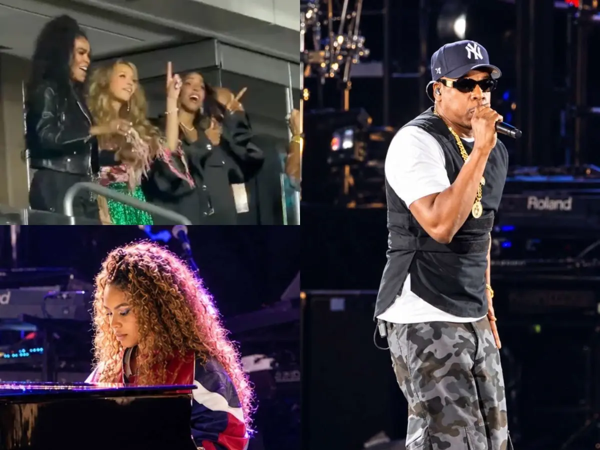 Jay-Z shares the stage with Blue Ivy as Beyoncé reunites with Destiny’s Child at LA show Jay-Z shares the stage with Blue Ivy as Beyoncé reunites with Destiny’s Child at LA show