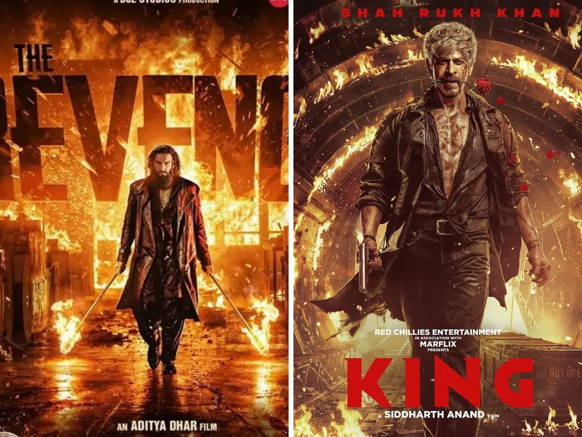 Shah Rukh Khan unveils new poster of King, fans feel its strikingly similar to Dhurandhar 2 poster Shah Rukh Khan unveils new poster of King, fans feel its strikingly similar to Dhurandhar 2 poster