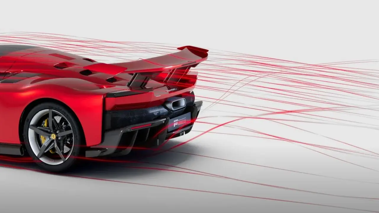 Ferrari Active aerodynamic wings