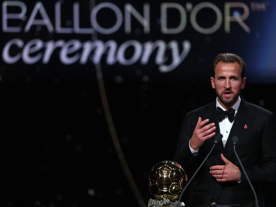Ballon d’Or win feels ‘like a dream’, says Harry Kane as tributes pour in