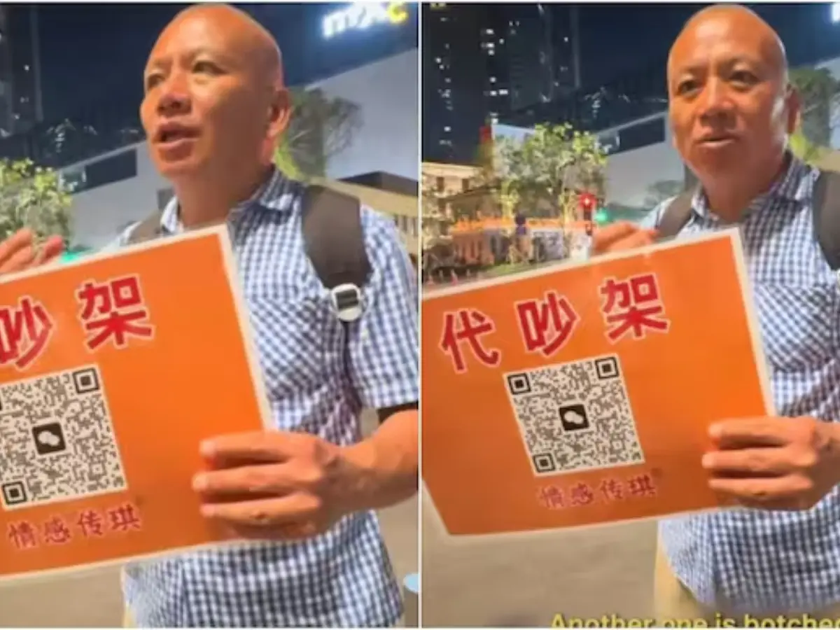 China man turns arguing into a business: At Rs 2,681, he'll argue on your behalf with no time limit | VIDEO China man turns arguing into a business: At Rs 2,681, he'll argue on your behalf with no time limit | VIDEO
