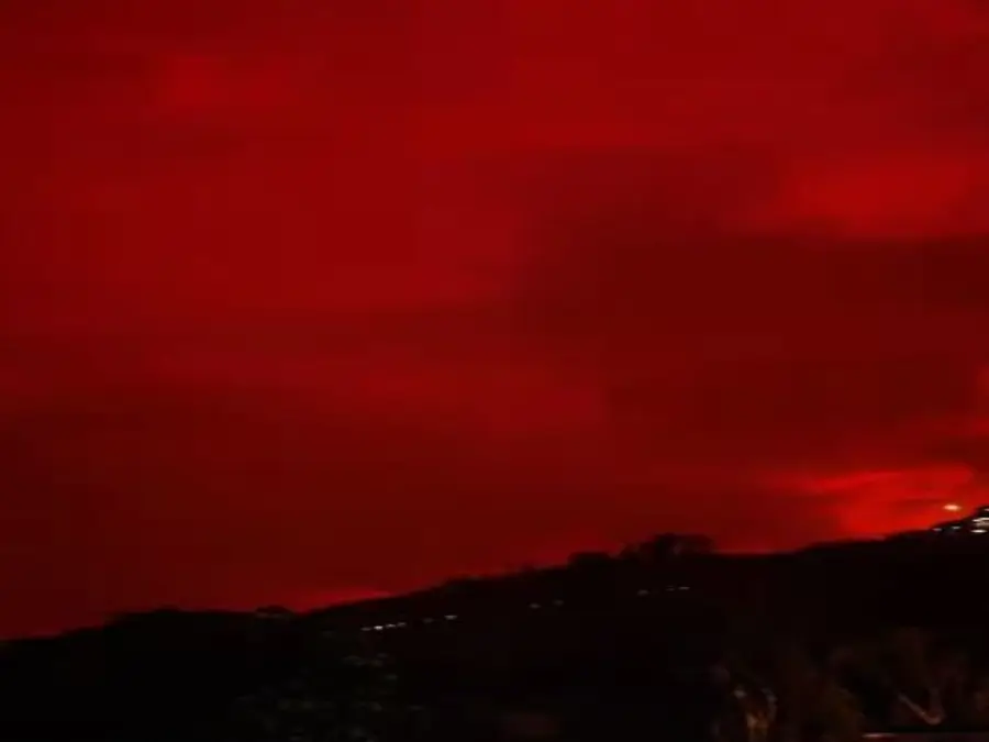 Viral video: What's the reason behind Chhattisgarh sky turning fiery red?