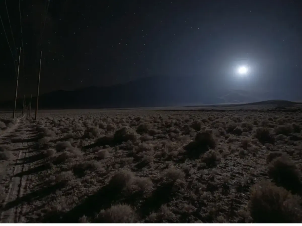 California desert lights up brighter than full moon as part of controversial project