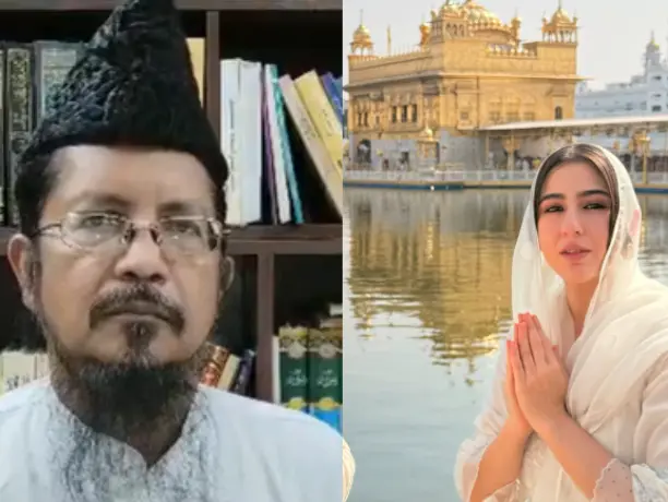 Sara Ali Khan's Kedarnath and other temple visits deemed 'haram' under Sharia law, says UP cleric Sara Ali Khan's Kedarnath and other temple visits deemed 'haram' under Sharia law, says UP cleric