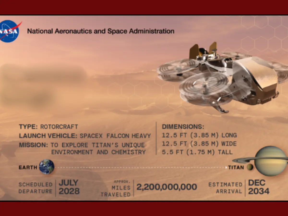NASA invites people to fly their names to Saturn's moon, Titan, aboard Dragonfly