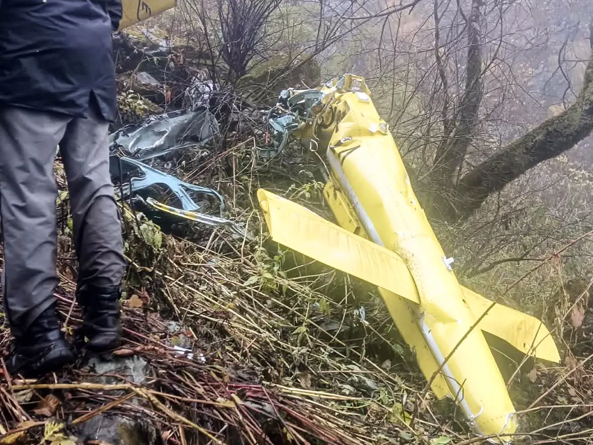 All six aboard Badrinath-Dehradun helicopter killed in crash near Joshimath All six aboard Badrinath-Dehradun helicopter killed in crash near Joshimath