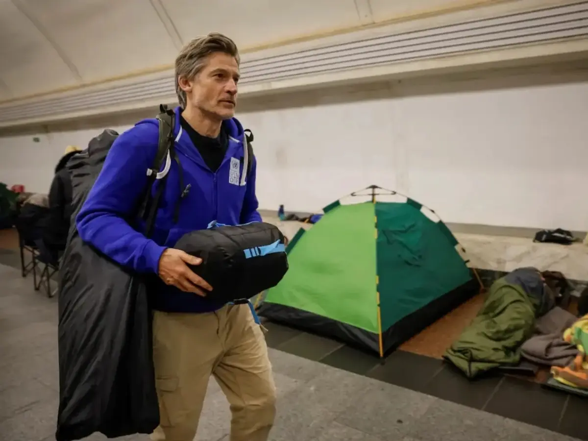 Game of Thrones actor Nikolaj Coster-Waldau takes shelter alongside Kyiv residents amid air raid threat Game of Thrones actor Nikolaj Coster-Waldau takes shelter alongside Kyiv residents amid air raid threat