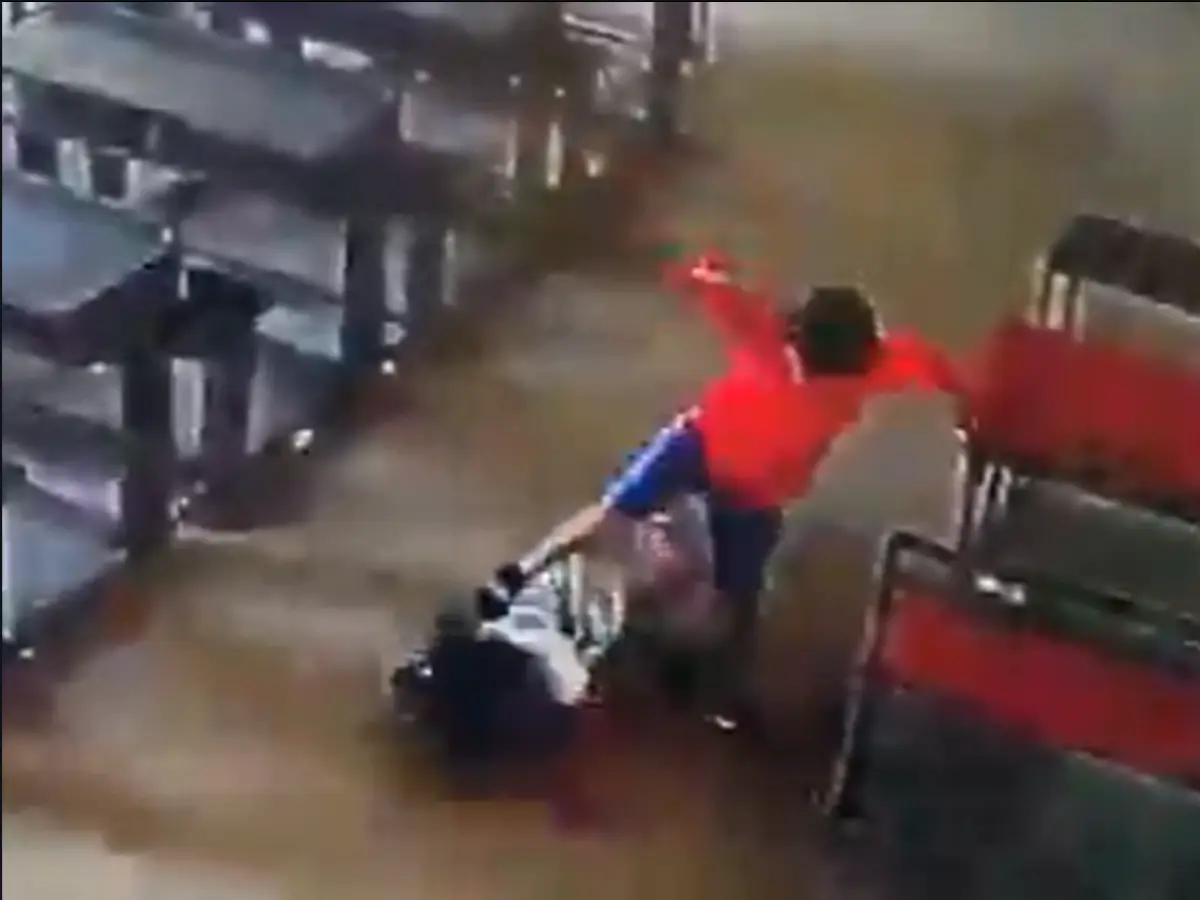 Captured on CCTV video: Six-year-old special needs girl brutally attacked by Class III student at Panchkula school Captured on CCTV video: Six-year-old special needs girl brutally attacked by Class III student at Panchkula school